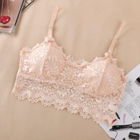 NEW! lace bralettes, fits chest sizes A-C, 1 bra - Picture 12 of 14